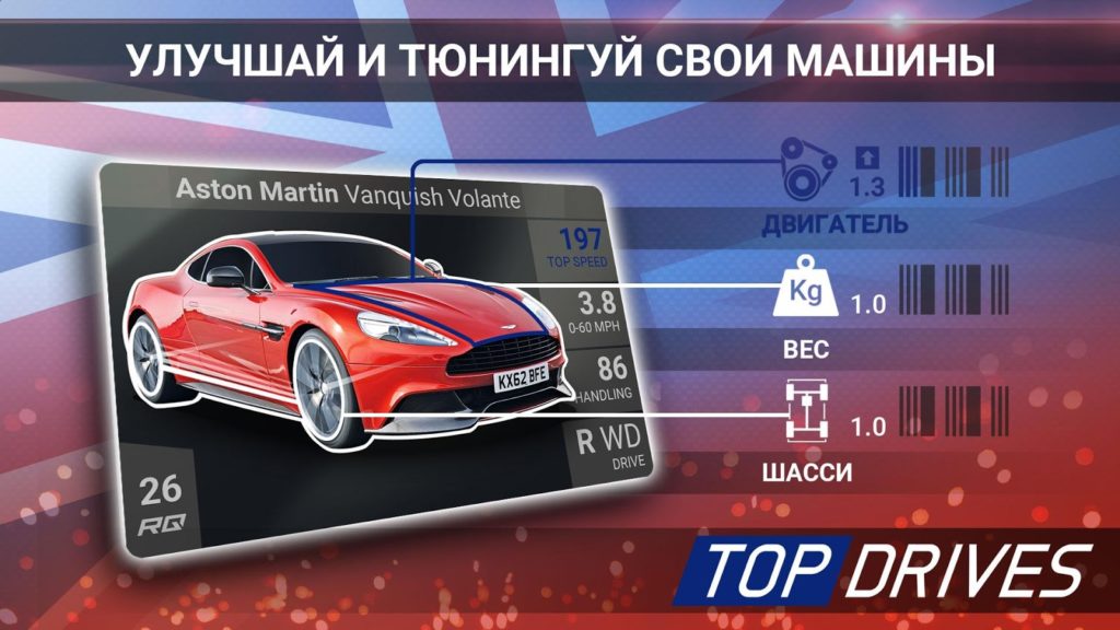 Top Drives Мод Много Денег